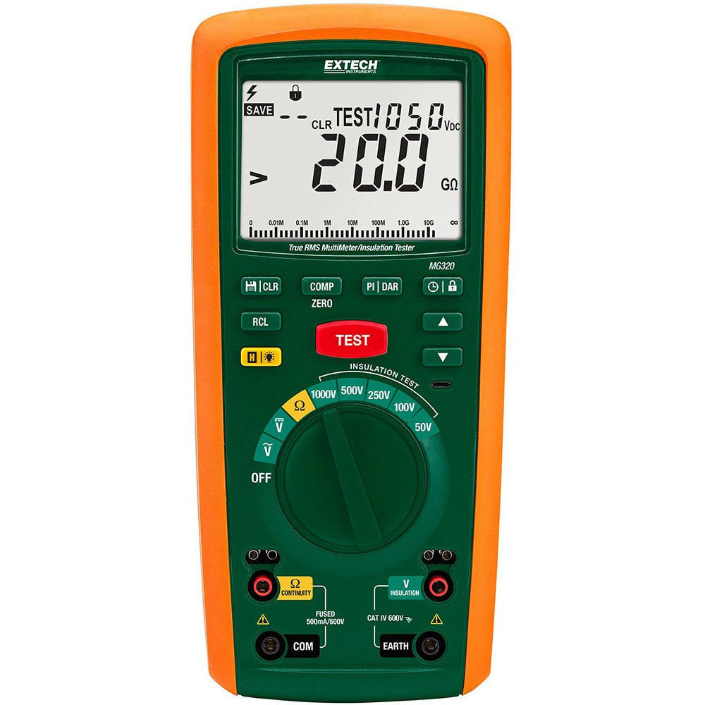 MG320 CAT IV Insulation Tester/True RMS MultiMeter