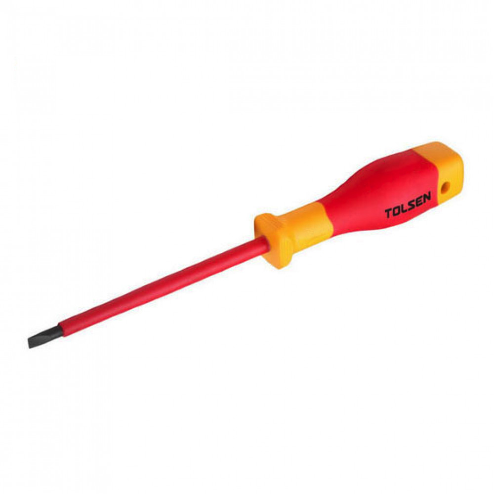 Insulated flat screwdriver 0.4×2.5x75mmTOLSEN V30204