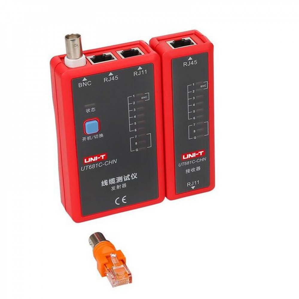 UNI-T UT681C RJ45/RJ11/BNC Cable Tester