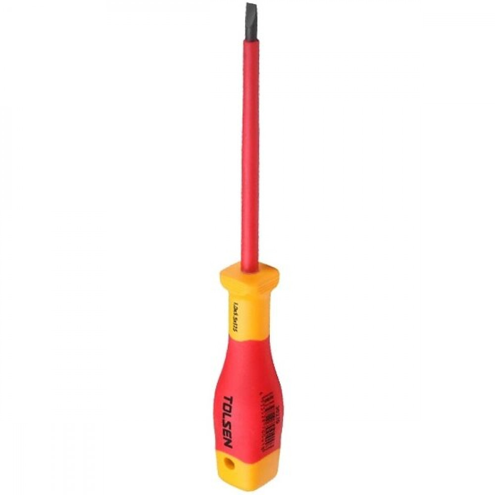 Insulated flat screwdriver 0.5x3x100mm TOLSEN V30205