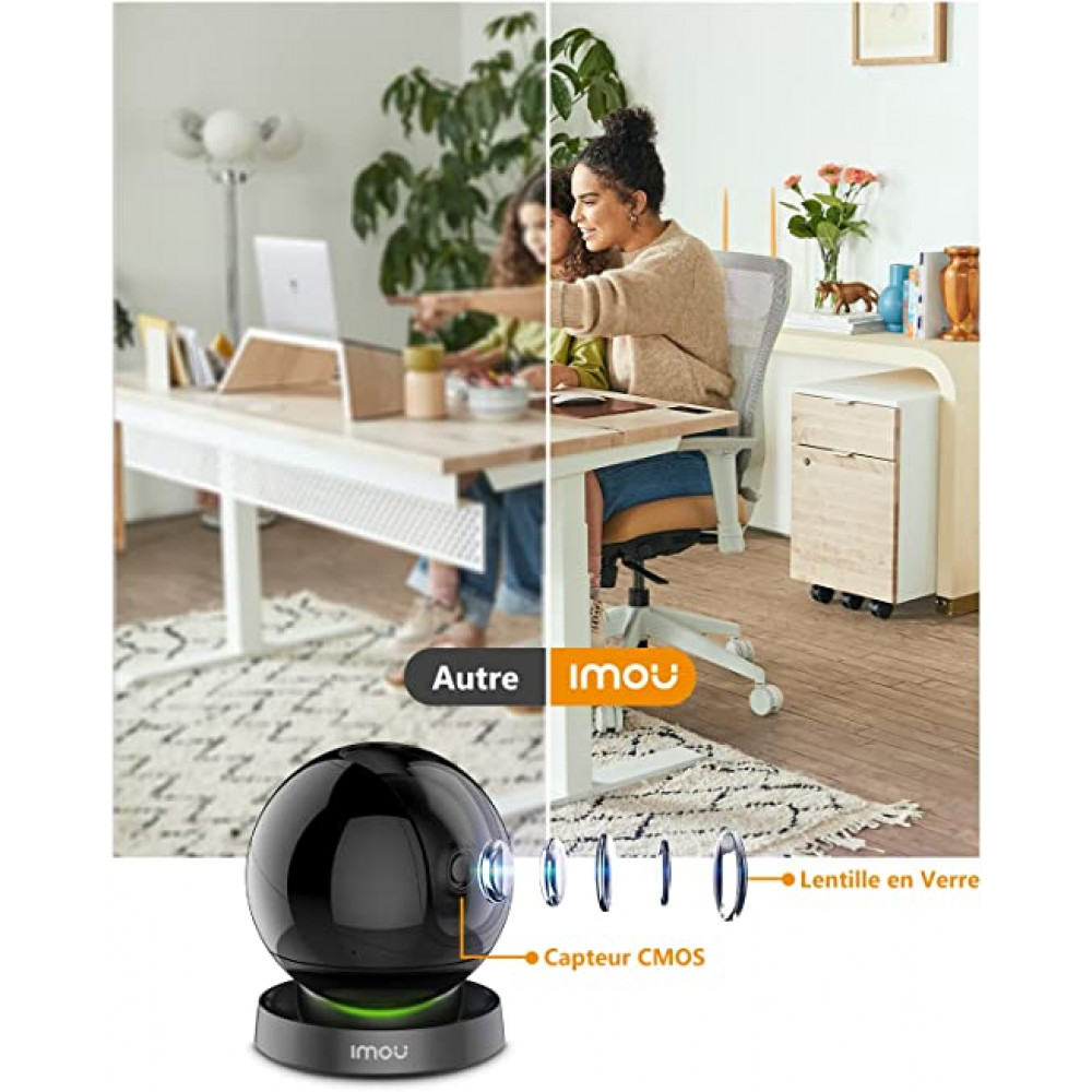 Dahua Imou Ranger Pro IPC-A26H WiFi Indoor Surveillance Camera 360° Connected 1080P with 128 go Tfcard