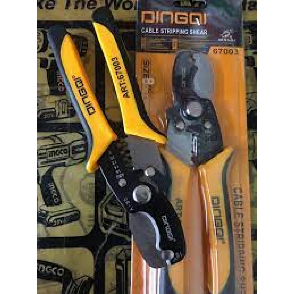 DINGQI Wire Cutter Pliers Wire Stripper 8 Inch 2 in 1 Wire Pliers