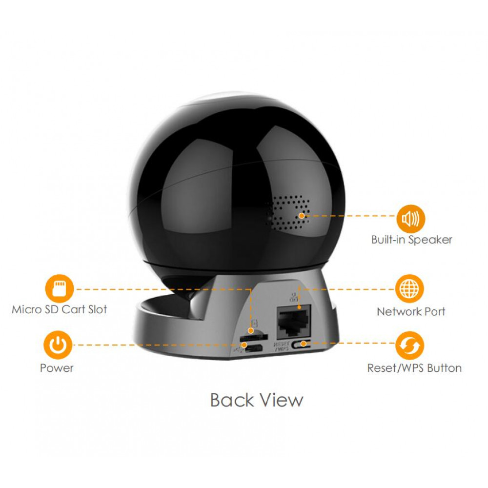 Dahua Imou Ranger Pro IPC-A26H WiFi Indoor Surveillance Camera 360° Connected 1080P with 128 go Tfcard