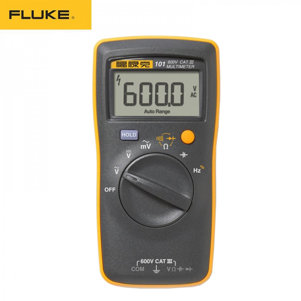 Fluke 101 Basic Palm-sized Mini Pocket auto range Digital Multimeter