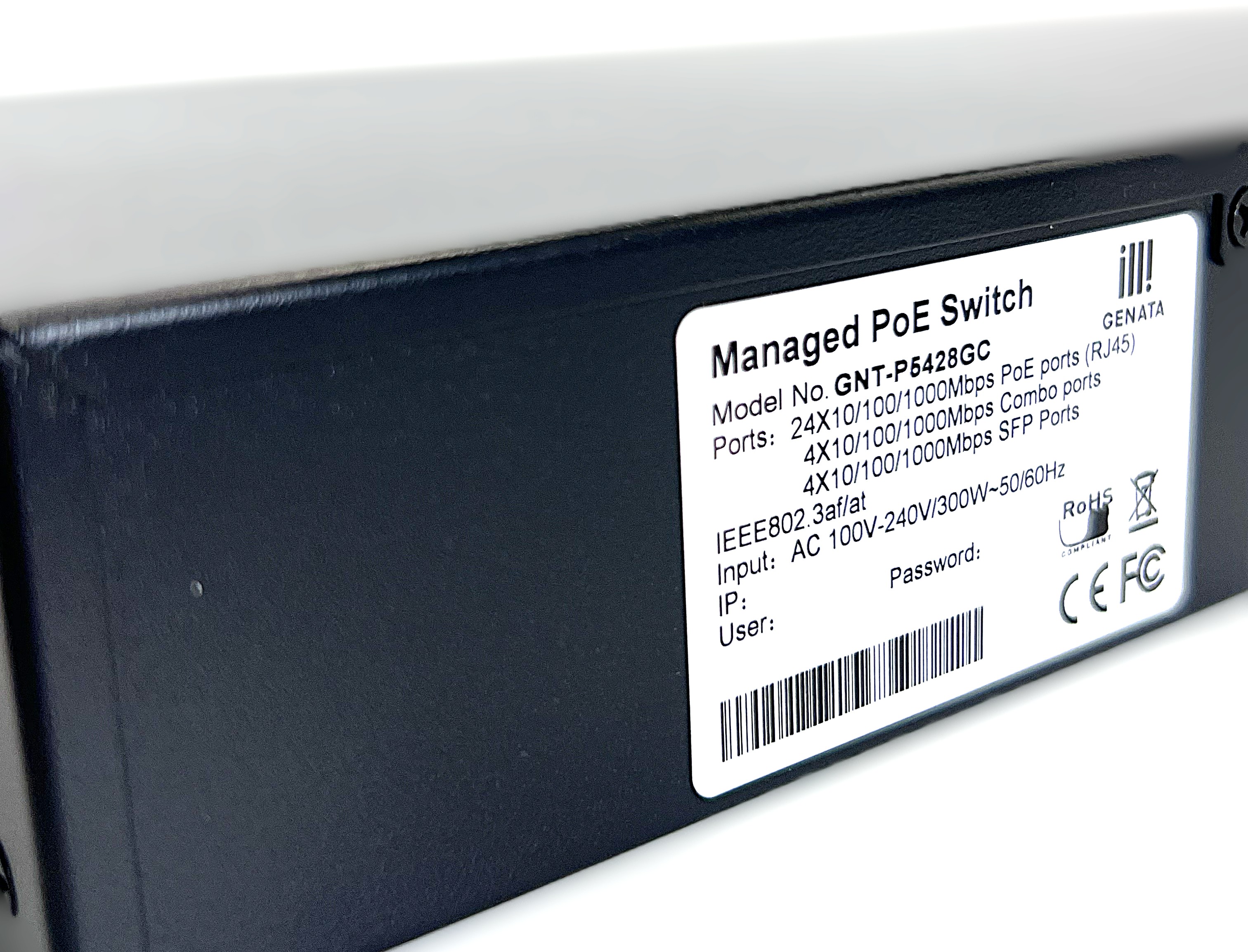 Switch 24 Ports Gigabit PoE+ | Manageable L2+ | 300W | 56 Gbps